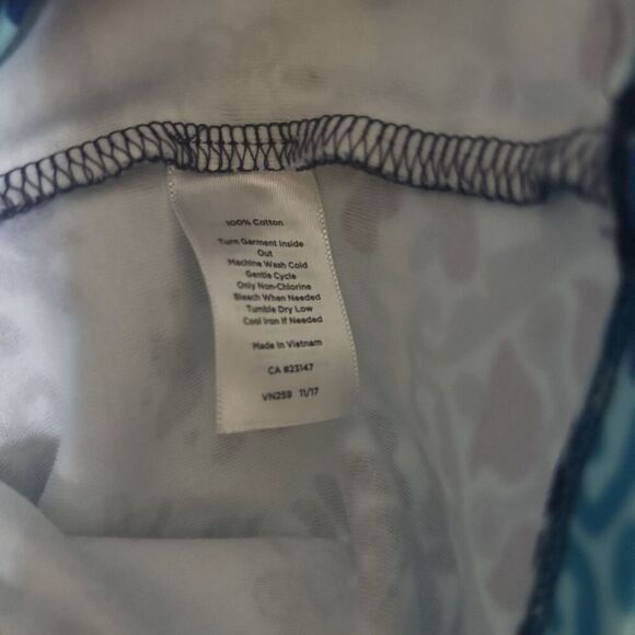 Talbots Sheath Dress Women Large Blue Multi Paisley Artsy Boho Print Sleeveless - Picture 6 of 7